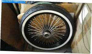�N���[���p�[�c 21 x 3.5�t�@�b�g�X�|�[�N�V���O���f�B�X�N�u���b�N���N�����AW ww�^�C��4�n�[���[flst 2000-06 21 X 3.5 FAT SPOKE single DISC BLACK & CHROME, W WW TIRE 4 HARLEY FLST 2000-06