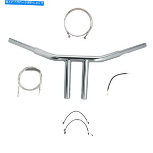 N[p[c 1 1/4 "Chrome 8" Chopper TnhLbg2018Upn[[\teCȂABS 1 1/4" Chrome 8" Chopper T Handlebar Kit 2018 & Up Harley Softail No ABS