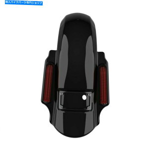 N[p[c N₩ȍ̎xz҂̐LkꂽAtF_[̓n[[c[O09-13 Vivid Black Dominator Stretched Rear Fender For Harley Touring 09-13