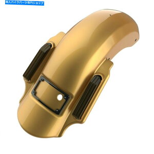�N���[���p�[�c Advan Black Hills Gold Dominator 14+�n�[���[�_�r�b�h�\���̂��߂̃��A�t�F���_�[ Advan Black Hills Gold Dominator Stretched Rear Fender For 14+ Harley Davidson�y���s�A���i�z