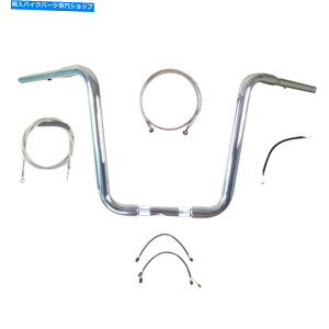 �N���[���p�[�c 1 1/4 Chrome Nrown 14 APE�n���K�[�n���h���o�[�L�b�g2018��UP�n�[���[�\�t�g���i�u 1 1/4 Chrome Narrow 14 Ape Hanger Handlebar Kit 2018 & Up Harley Softail NoABS