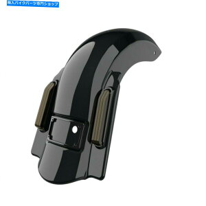N[p[c ^钆̃p[h~l[^[Xgb`AtF_[̓n[[2009-2013̐؂茇 Midnight Pearl Dominator Stretched Rear Fender No Cutout For Harley 2009-2013