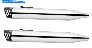 N[p[c t[_4C`XbvIN[w /ubN`bv[hLOGNgXg[gOCh Freedom 4 in. Racing Slip-Ons Chrome w/ Black Tip Road King Electra Street Glide