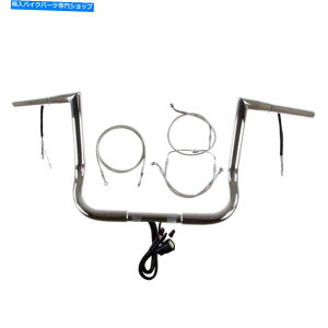 クロームパーツ 1 1/4 "Chrome 12" Prewread Jarhead Bar Kit 2014-2015ハーレーストリートグライドなしABS 1 1/4" Chrome 12" Prewired Jarhead Bar Kit 2014-2015 Harley Street Glide No ABS