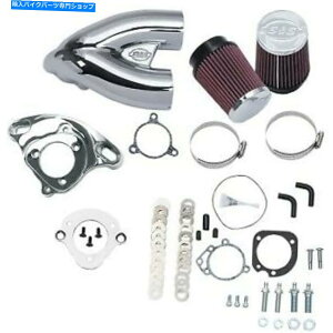 N[p[c cCĴ߂SSN[UGAN[i[Lbg S&S Chrome Tuned Induction Air Cleaner Kit for Twin Cam