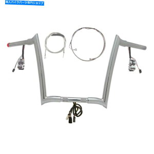 クロームパーツ 1 1/4 "Chrome 14" Prewread Yaffe Bar Kit 2008-2013ハーレーロードグライドNOCRUZ WABS 1 1/4" Chrome 14" Prewired Yaffe Bar Kit 2008-2013 Harley Road Glide NoCruz wABS