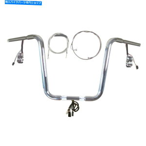 �N���[���p�[�c 1 1/4 "Chrome 14" Prewred Narner Bar Kit 2011-2013�n�[���[���[�h�O���C�h�E���g���E�H�u 1 1/4" Chrome 14" Prewired Narrow Bar Kit 2011-2013 Harley Road Glide Ultra wABS