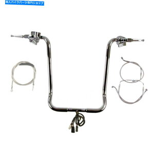 N[p[c 1 1/4 "Chrome 22" APEnK[Lbg2008-2013n[[GNgOChW /N[YȂABS 1 1/4" Chrome 22" Ape Hanger Kit 2008-2013 Harley Electra Glide w/Cruise No ABS