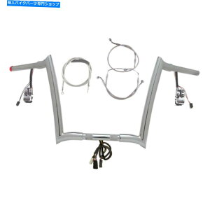 クロームパーツ 1 1/4 "Chrome 12" Prewread Yaffe Bar Kit 2008-2013ハーレーロードグライドNOCRUZNOABS 1 1/4" Chrome 12" Prewired Yaffe Bar Kit 2008-2013 Harley Road Glide NoCruzNoABS