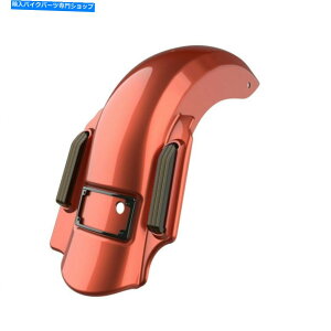 �N���[���p�[�c Sedona Orange Dominator�X�g���b�`���A�t�F���_�[2���n�[���[�c�[�����O09-13 Sedona Orange Dominator Stretched Rear Fender 2 into 1 For Harley Touring 09-13�y���s�A���i�z