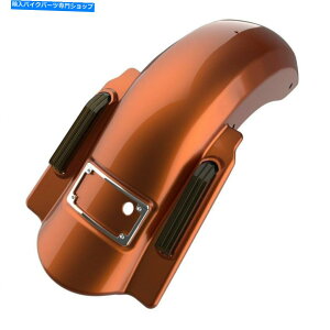 N[p[c XJ`hIWfAJbgh~l[^[Xgb`AtF_[2014+n[[tBbg Scorched Orange Dual Uncut Dominator Stretched Rear Fender Fits 2014+ Harley