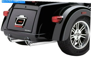 N[p[c COBRA 4 "2009-2015n[[_rbh\gCOCĥ߂̃}t[6301̃NXbv COBRA 4" CHROME SLIP ON MUFFLERS 6301 FOR 2009-2015 HARLEY DAVIDSON TRI-GLIDE