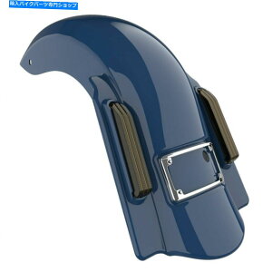 N[p[c r[hu[fAJbgh~l[^[Xgb`AtF_[tBbg14+n[[c[O Billiard Blue Dual Uncut Dominator Stretched Rear Fender Fits 14+ Harley Touring