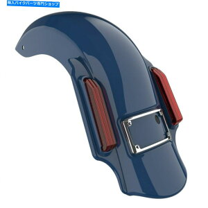 N[p[c AdvanBlack Billiard Blue DominatorXgb`AtF_[tBbg14+n[[c[O Advanblack Billiard Blue Dominator Stretched Rear Fender Fits 14+ Harley Touring
