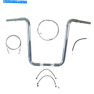 �N���[���p�[�c 1 1/4 Chrome Nrown 16 APE�n���K�[�L�b�g2017��UP�n�[���[���[�h�L���OW / ABS 1 1/4 Chrome Narrow 16 Ape Hanger Kit 2017 & Up Harley Road King w/ABS