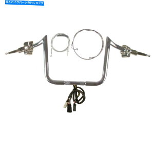 N[p[c 1 1/4 "Chrome 13" PRIMEAPEnho[Lbg2008-2013n[[[hLO[N 1 1/4" Chrome 13" PrimeApe Handlebar Kit 2008-2013 Harley Road King wCruise wABS