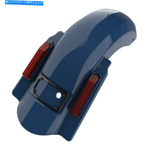 N[p[c r[hu[ȂJbgAEgxz҃Xgb`AtF_[tBbg14+n[[c[O Billiard Blue No Cutout Dominator Stretched Rear Fender Fits 14+ Harley Touring