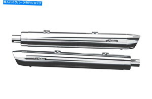 クロームパーツ インドのオートバイクロームステージ1楕円滑り止め2014-2020ロードマスター INDIAN MOTORCYCLE CHROME STAGE 1 OVAL SLIP ON MUFFLERS FOR 2014-2020 ROADMASTER