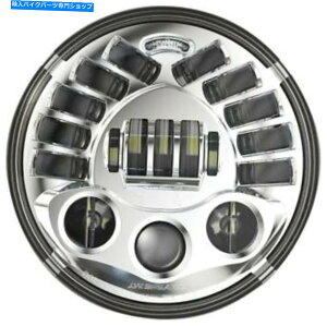N[p[c j.w.Xs[J[8790A_veBu2 LEDwbhCgO7 "N J.W. Speaker 8790 Adaptive 2 LED Headlight without Mounting Ring 7" Chrome
