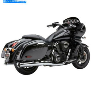 N[p[c COBRA CLASSIC 4 "}t[̃XbvW /XJbvÑqg - 4228iCAւ̑DȂj Cobra Classic 4" Slip On Mufflers w/Scalloped Chrome Tips - 4228 (no ship to CA)