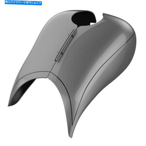 N[p[c Harley Street Road Glide 08+p̖ؒY^쉄L^NJo[sXgCv Charcoal Pearl Stretched Tank Cover Pinstripes For Harley Street Road Glide 08+