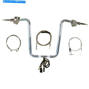 �N���[���p�[�c 1 1/4 Chrome Narrow 16 APE�n���K�[�n���h��CKIT 1996-2006�n�[���[�\�t�g 1 1/4 Chrome Narrow 16 Ape Hanger Handlebar CKit 1996-2006 Harley Softail