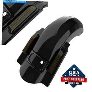 N[p[c JbgAEgȂN₩ȃubNh~l[^[Xgb`AtF_[tBbgn[[Davidson 2014+ No Cutout Vivid Black Dominator Stretched Rear Fender Fits Harley Davidson 2014+