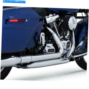 N[p[c 2017n[[c[Ô߂̃oXnCYN[hbT[fArCwb_[VXe Vance & Hines Chrome Dresser Duals Exhaust Header System for 2017 Harley Touring