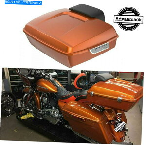 N[p[c AdvanBlack߃EBXL[݂؂cA[pbNו׏d97+n[[_rbh\ Advanblack Amber Whiskey Chopped Tour Pack Luggage Fits 97+ Harley Davidson