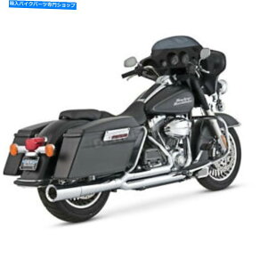 N[p[c VanceHines Chrome Pro Pipe 2ւ1̔rCVXe - 17559iCAւ̑DȂj Vance & Hines Chrome Pro Pipe 2 into 1 Exhaust System - 17559 (no ship to CA)