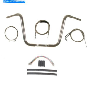 N[p[c 1 1/4 "Chrome 14" APEnK[nho[Lbg2007-2010n[[ - _rbh\\tg 1 1/4" Chrome 14" Ape Hanger Handlebar Kit 2007-2010 Harley-Davidson Softail