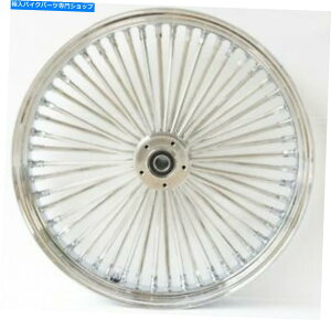 N[p[c DNANtg}X52X|[N21x3.5zC[zCgEH[^C00-07n[[tt DNA Chrome Front Mammoth 52 Spoke 21x3.5 Wheel & White Wall Tire 00-07 Harley FL