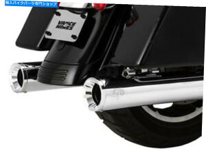 N[p[c VanceHines All Chrome 4 "G~l[^[400XbvI}t[Yn[[2017 FLH / T Vance & Hines All Chrome 4" Eliminator 400 Slip Ons Mufflers Harley 2017 FLH/T