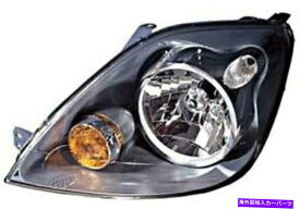 USヘッドライト ヘッドライトフロントランプ左フィートFIED FIESTA IKON HACTHBACK 2001-2008 Headlight Front Lamp Left Fits FORD Fiesta Ikon Hatchback 2001-2008