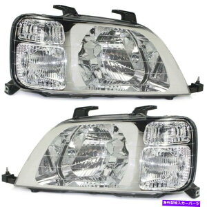USwbhCg wbhCgwbhvEyA97-01z_CR-V Headlights Headlamps Left & Right Pair Set NEW for 97-01 Honda CR-V