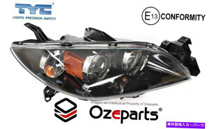 USwbhCg RH RHSEnhCgviubNĵ߂̃}c_3 BK 4hAZ_2003~2009 RH RHS Right Hand Head Light Lamp (Black) For Mazda 3 BK 4 Door SEDAN 2003~2009
