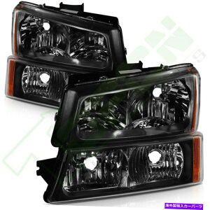 USwbhCg 2003N2006NChevy Avalanche SilveradowbhCgAZuyAubNwbhv For 2003-2006 Chevy Avalanche Silverado Headlight Assembly Pair Black Headlamp