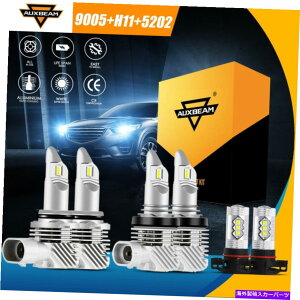 USwbhCg GMC Sierra 1500 2500 3500 Auxbeam LEDwbhCg[tHOd6K For GMC Sierra 1500 2500 3500 AUXBEAM LED Headlights High Low Fog Light Bulbs 6K