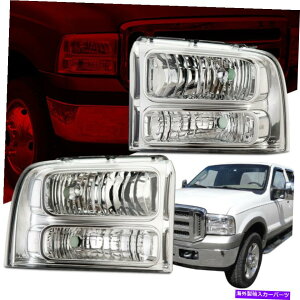 US�w�b�h���C�g F250 F350���`���N���A�R�[�i�[�̃w�b�h���C�gNEW Headlight For 2005-2007 Ford F250 F350 Super Duty Clear Corner Headlamps New