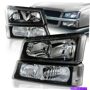 US�w�b�h���C�g 03-06 Chevy Silverado 1500 2500 3500 3500 3500�u���b�N�n�E�W���O�N���A�����Y�w�b�h���C�g For 03-06 Chevy Silverado 1500 2500 3500 Black Housing Clear Lens Head Lights