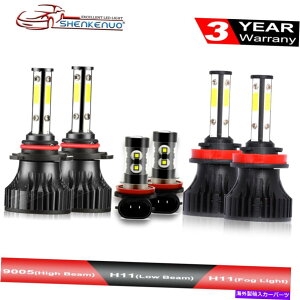 USwbhCg Honda Civic 2016-2020 CR-V̂߂LED̃wbhCgLbg̍Ⴂr[+̓d LED Headlight Kit High Low Beam + Fog Light Bulbs For Honda Civic 2016-2020 CR-V