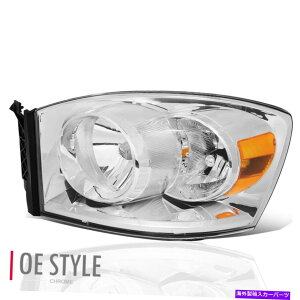 USwbhCg 2007-2010 Dodge RAMt@Ng[X^C̉^]ґ̃wbhCgwbhvN For 2007-2010 Dodge Ram Factory Style Driver Side Headlight Head Lamp Chrome