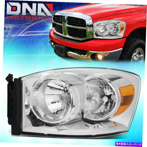 US�w�b�h���C�g 2007-2010 Dodge Ram�t�@�N�g���[�X�^�C���N���[���n�E�W���O���w�b�h���C�g�A�Z���u�� FOR 2007-2010 DODGE RAM FACTORY STYLE CHROME HOUSING LEFT HEADLIGHT ASSEMBLY