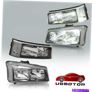 USwbhCg 03-06 Chevy Silverado 1500 2500 3500̂߂̍ETChwbhCgAssy Left & Right Side Headlights ASSY for 03-06 Chevy Silverado 1500 2500 3500 Clear
