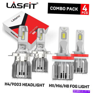 USwbhCg g^^R}̂߂4{LEDd2012-2015wbhCg9003 +tHOCgH11 6000KzCg 4x LED Bulb for Toyota Tacoma 2012-2015 Headlight 9003+Fog Light H11 6000K White