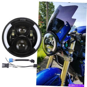 USwbhCg 7C`I[goCLEDvWFN^[wbhCgHonda Suzuki Yamaha Kawasaki 7inch Motorcycle LED Projector Headlight For Harley Honda Suzuki Yamaha Kawasaki