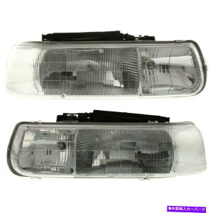 USwbhCg 1999N2002ÑnQwbhCgZbgChevrolet Silverado 1500 W / BulbiSjyAJ[p Halogen Headlight Set For 1999-2002 Chevrolet Silverado 1500 w/Bulb(s) Pair CAPA