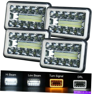 US�w�b�h���C�g DOT���F���ꂽ4x6 LED�w�b�h���C�gHI / LO DRL�r�[���pChevy C10 C20 C30 Camaro EI DOT Approved 4x6 LED Headlights Hi/Lo DRL Beam for Chevy C10 C20 C30 Camaro EI�y���s�A���i�z
