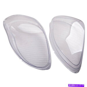 USwbhCg xc1998-2005̂߂2̓̓̃wbhvY̒uJo[ 2 Pieces Head Light Headlamp Lens Replacement Cover For Benz 1998-2005 New