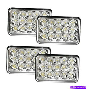 US�w�b�h���C�g 4�s�[�X4x6 75W LED�w�b�h���C�gHi-Lo�V�[���r�[��PeterBilt Kenworth T800 W900 4pcs 4x6 75W Led Headlights Hi-Lo Sealed Beam for Peterbilt Kenworth T800 W900